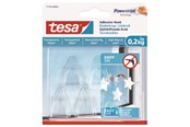 Hangers en haken - tesa Powerstrips Haak 0,2kg Transparant - 77734-00005-00