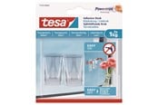 Hangers en haken - tesa Powerstrips Haak 1kg Transparant - 77735-00005-00