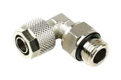 Doe-het-zelf waterkoeling - Alphacool Schroef angle AG 1/4' on 10/8mm liquid cooling system connecting AV / multimedia paneel - 16405