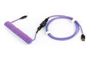 Toetsenbord - DUTZO Coiled Aviator Micro-USB Type B B cable - Paars - Upgrade accessoires - Paars - DCA-UMB-PUR