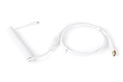Toetsenbord - DUTZO Coiled Aviator Micro-USB Type B B cable - Wit - Upgrade Accessoires - Wit - DCA-UMB-WHT