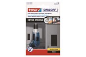 Hangers en haken - tesa On & Off Extra Strong 50mm x 10cm Zwart - 55228-00000-02