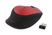 Muis - Deltaco MS-462 - Mouse optical 3 buttons wireless USB - Muis - Optisch - 3 knoppen - Rood - MS-462