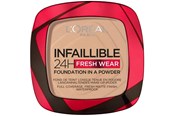 Make-up - L'Oréal Paris Infaillible 24h Fresh Wear Powder Foundation - 130 True Beige 9g - AA187100