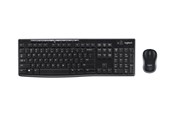 Toetsenbord - Logitech MK270 Wireless Combo - keyboard and mouse set - QWERTZ - Slovenian/Croatian - black - Keyboard and mouse set - Slovenian/Croatian - Zwart - 920-004532
