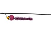 Katten - Trixie Kattenspeelgoed Speelhengel met Vogel en Bel Diverse Kleuren 50cm - TX45289