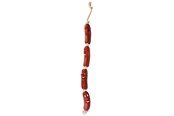 Honden - Trixie Dog Toy Sausages on a Rope vinyl 75cm - TX3252