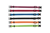 Honden - Trixie Junior Set of puppy collars S–M: 17–25 cm/10 mm 6 pcs. black red royal blue apple papaya orchid - TX15551