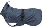 Honden - Trixie BE NORDIC Husum Hondenregenjas Donkerblauw Maat L: Buikomvang 60-85cm Ruglengte: 55cm - 680216