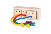 Knaagdieren - Trixie Snack cube wood 16 × 6 × 7 cm - TX62815
