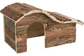 Knaagdieren - Trixie House Hanna Natural Wooden Shelter Small Animals 26x16x15cm - TX62051