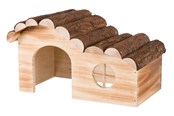 Knaagdieren - Trixie Hanne house guinea pigs bark wood/flamed 29 × 18 × 18 cm - TX61977