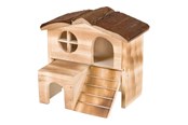Knaagdieren - Trixie Kasja house mice bark wood/flamed 18 × 16 × 12 cm - TX61960