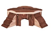 Knaagdieren - Trixie Hoekhuis Thordis Knus Schuilplekje voor Kleine Dieren 21x7x19cm - TX6175