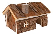Knaagdieren - Trixie Huis Hendrik Natuurlijk schorshouten toevluchtsoord voor hamsters - TX6160