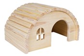 Knaagdieren - Trixie House nail-free large hamsters Hout 29 × 17 × 20 cm - TX61272