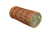 Knaagdieren - Trixie Wicker tunnel with hay/carrot ø 15 × 33 cm 110 g - TX60776