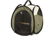 Vogelkooien, vogelhuisjes & accessoires - Trixie Transport bag bird/small animal 27 × 32 × 27 cm dark blue/light Blauw - TX5906