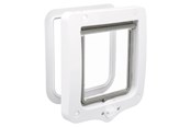 Katten - Trixie 2-Way Flap Door Cat and Small Dog White 20x22cm - TX44201