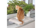 Katten - Trixie Gezellig Pluchen Vensterbank Rustkussen voor Katten 51x36cm - TX4328