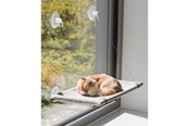 Katten - Trixie Window platform Velours 50 × 30 cm Grijs - TX43209