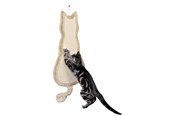 Katten - Trixie Krabpaal voor katten van sisaltapijt/pluche met kattenkruid 35 × 69 cm natuurlijk/beige - TX43112