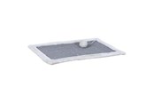 Katten - Trixie Scratching mat sisal rug/plush 55 × 35 cm grey/light grey - TX43110