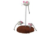 Katten - Trixie Mice on springs plush catnip ø 15 × 22 cm - TX4070