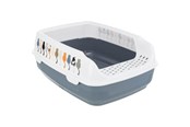 Katten - Trixie Delio Kattenbakvulling tray with rim 38 × 20 × 50 cm grey/white - TX40397