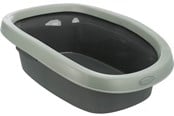 Katten - Trixie Be Eco Carlo Kattenbakvulling tray with rim 31 × 14 × 43 cm anthracite/grey-green - TX40211