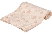 Honden - Trixie Cosy blanket structured soft plush 70 × 50 cm Beige - TX37163