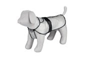 Honden - Trixie Regenjas Tarbes L: 60 cm transparant/zwarte bies - TX3007