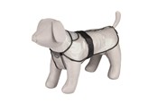 Honden - Trixie Regenjas Tarbes XS: 30 cm transparant/zwarte bies - TX3000