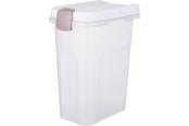 Honden - Trixie Barrel airtight seal Plastic 15 l/22 × 41 × 33 cm transparent-white/white - TX24666
