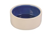 Honden - Trixie Kom keramiek 2,3 l/ø 22 cm crème/blauw - TX2452