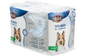 Honden - Trixie luiers voor teefjes maat S-M tailleomvang 28-40cm (12-Pack) - TX23632