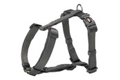 Honden - Trixie Premium H-harnas XXS-XS: 20-32 cm/10 mm grafiet - TX204816