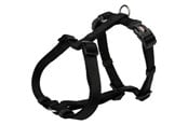Honden - Trixie Premium H-harness XXS–XS: 20–32 cm/10 mm Zwart - TX204801