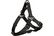 Honden - Trixie Premium One Touch harness L: 65–80 cm/25 mm Zwart - TX204601