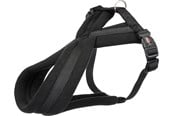 Honden - Trixie Premium touring harness M: 45–80 cm/25 mm Zwart - TX203901