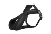 Honden - Trixie Premium Touring harness S: 35–65 cm/20 mm Zwart - TX203701