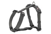 Honden - Trixie Premium H-harness XS–S: 30–44 cm/10 mm graphite - TX203216
