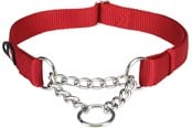 Honden - Trixie Premium semi-choke L–XL: 45–70 cm/25 mm red - TX202903