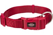Honden - Trixie Premium Collar Red L–XL 40-65cm/25mm - TX201703