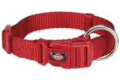 Honden - Trixie Premium Collar Red S–M 30-45cm/15mm - TX201503
