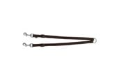 Honden - Trixie Premium dual leash coupler XS–M: 40–70 cm/15 mm Zwart - TX201101
