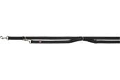 Honden - Trixie Premium adjustable lead double-layered XS: 2.00 m/10 mm black - TX201001