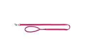 Honden - Trixie Premium leash XS: 1.20 m/10 mm Fuchsia - TX200011