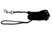 Honden - Trixie Tracking leash round S–M: 15 m/ø 5 mm Zwart - TX19771