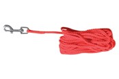 Honden - Trixie Tracking leash round S–M: 5 m/ø 5 mm Rood - TX19753